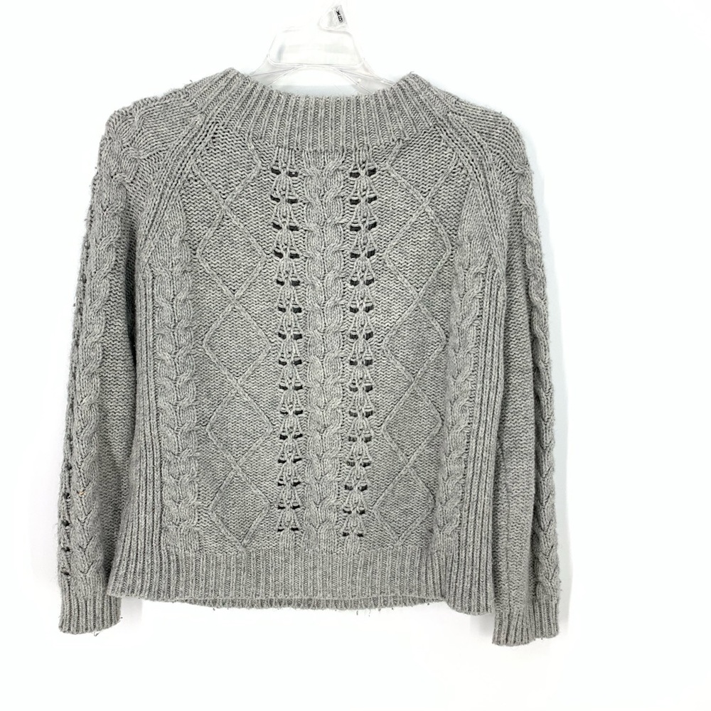 J crew wool blend grey sweater size small - Picture 6 of 7